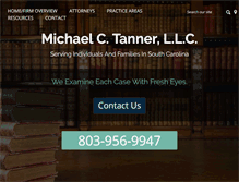 Tablet Screenshot of michaelctanner.com